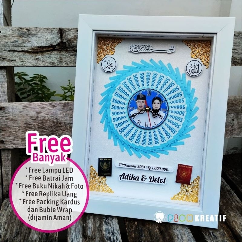 Mahar Free banyak,mahar jam uang,mahar murah,mahar simpel.