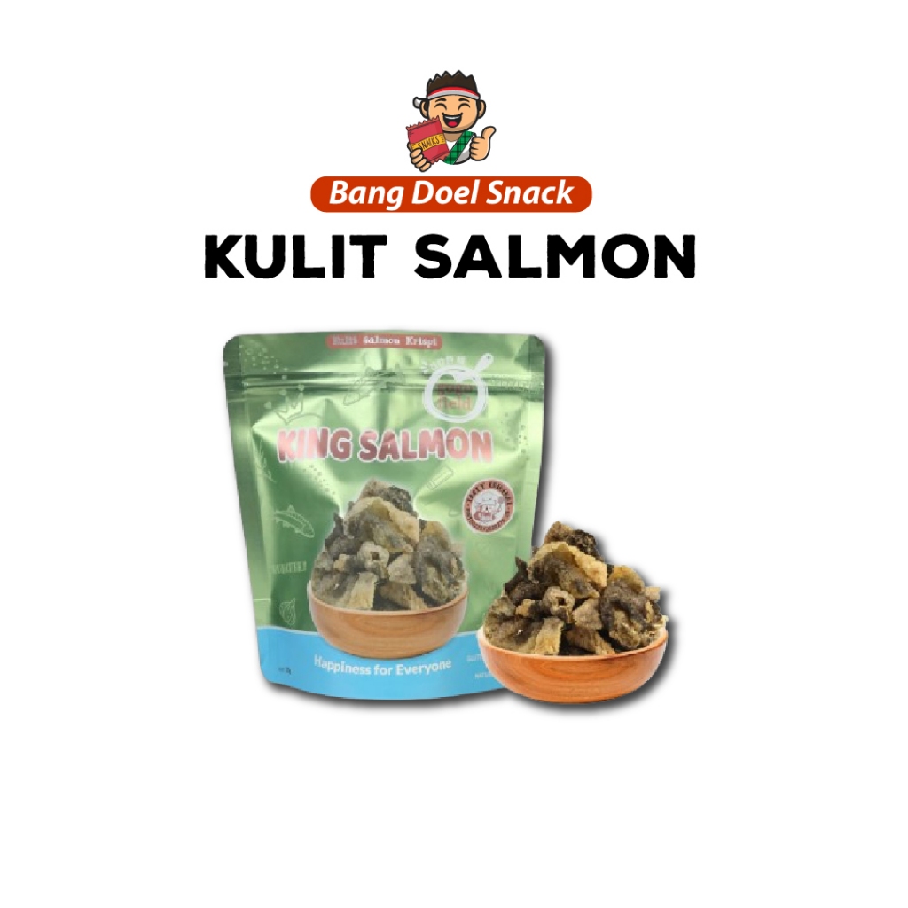 

Gogofield - King Salmon - Keripik Kulit Ikan Salmon Krispi - 30gr