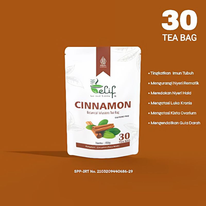 

Teh Tea Cinnamon Kayu Manis 30 Bag Botanical Infusions