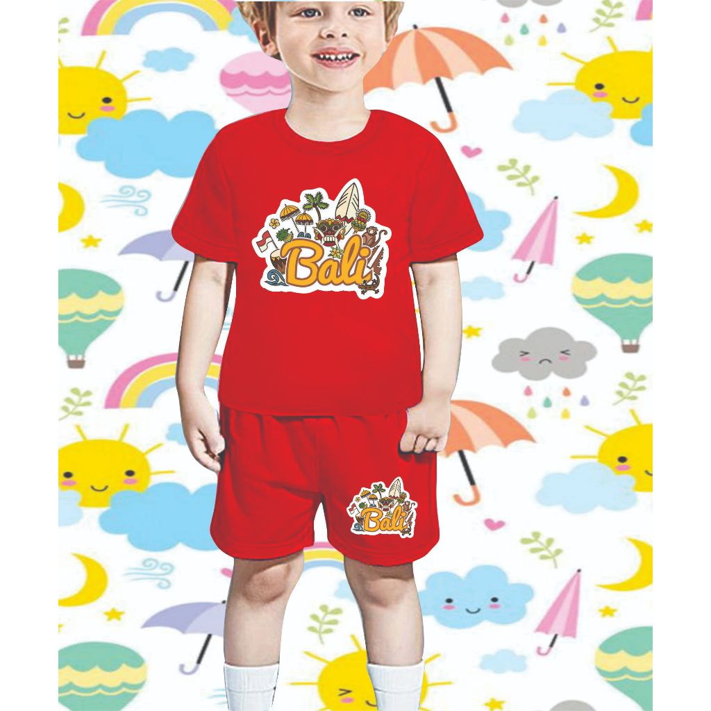 SETELAN BAJU ANAK ANAK/SET OLEH OLEH PULAU BALI