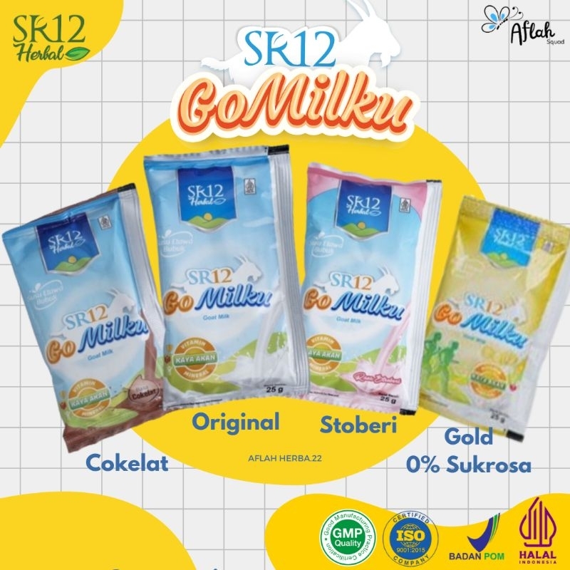 

GO MILKU SACHET / SUSU KAMBING BUBUK / TANPA BAU PRENGUS / ETAWA PREMIUM / GOMILKU ORI