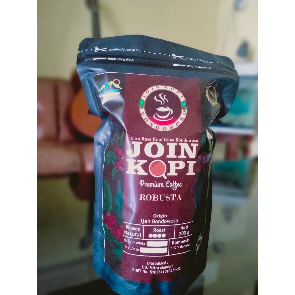 

Robusta Lereng Argopuro Bondowoso - Join Kopi - 200 gr