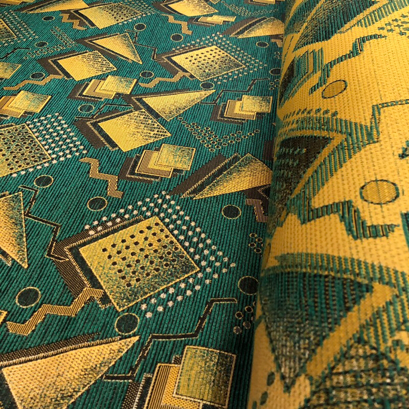 RK KAIN KURSI BENANG EMAS / KAIN SOFA BLUDRU METERAN / KAIN BELUDRU MURAH/50CM