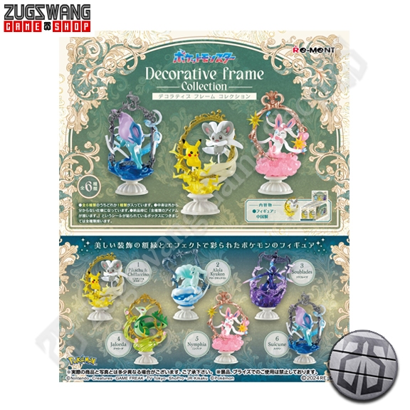 POKEMON DECORATIVE FRAME COLLECTION RE-MENT rement new baru original figure