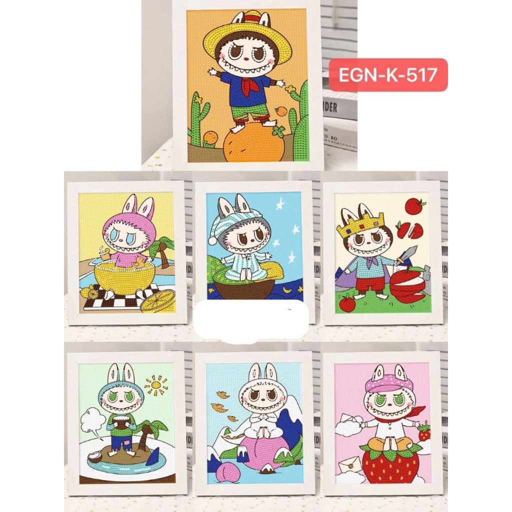 

DIY LABUBU BIG FRAME DIAMOND PAINTING 15x20 HIGH QUALITY