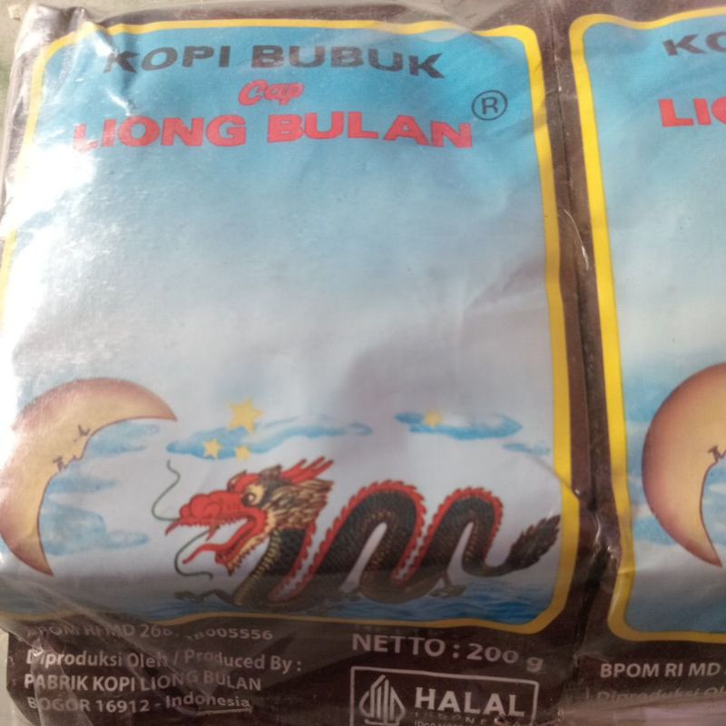 

kopi bubuk cap liong bulan 200gr