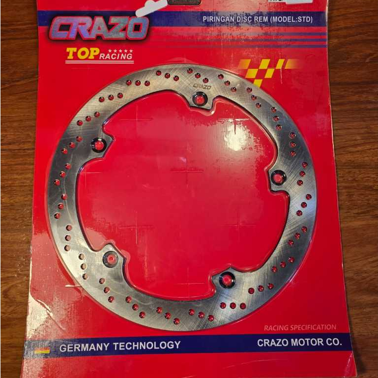 PIRINGAN CAKRAM DEPAN SATRIA FU 150 BULAT STANDAR CRAZO