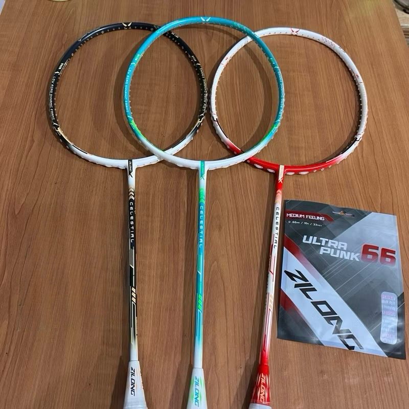 RAKET BADMINTON ZILONG CELESTIAL 32 LBS ORIGINAL