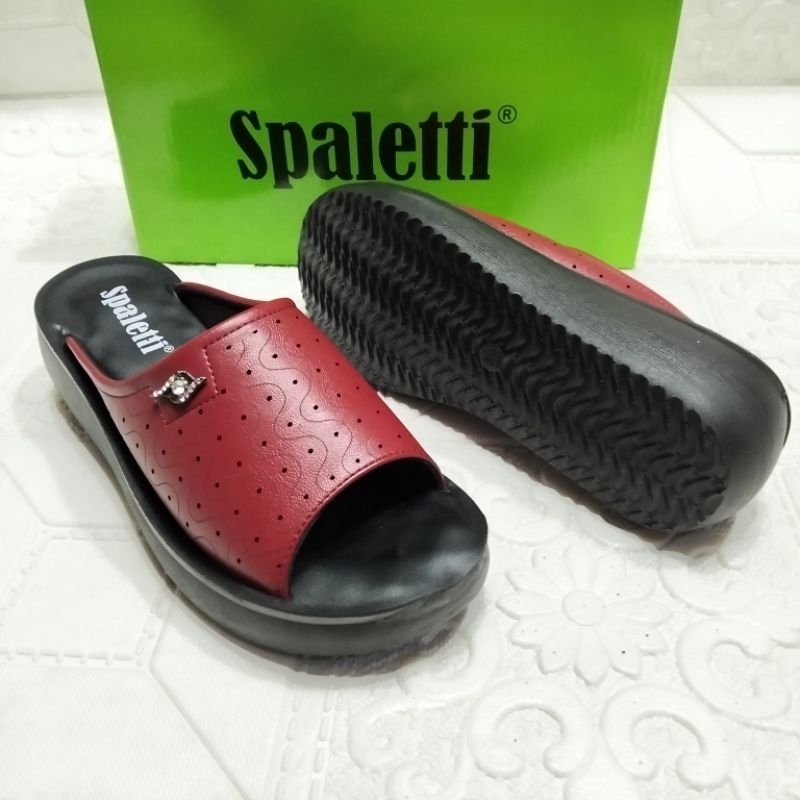 Sandal Import/Sandal Wanita/Sandal Pesta/merek Spaletti
