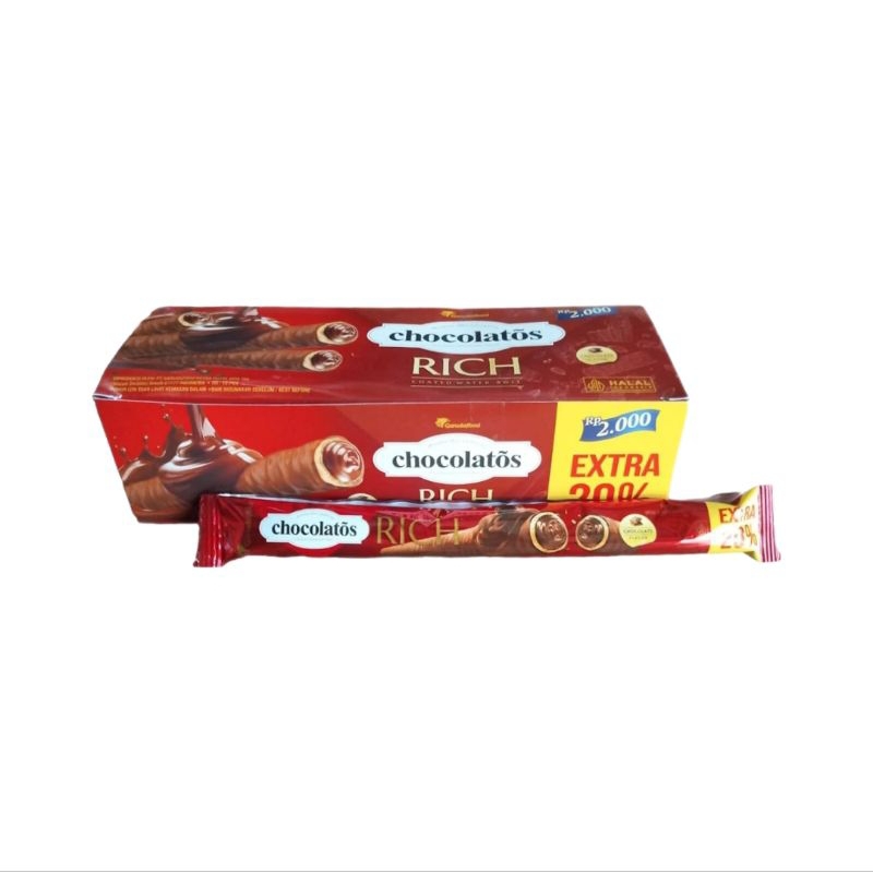 

Chocolatos Roll Rich Chocolate (1 box/12 pcs)