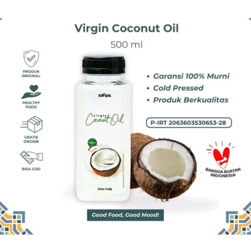 

MINYA KELAPA VCO 500 ML || 250 ML