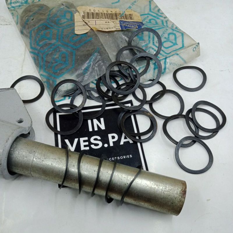 ring gelombang stik pipa perseneling gas stang piaggio original vespa super sprint bajaj ps px pxe e
