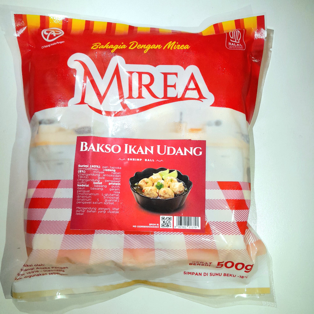 

MIREA bakso udang 500gr