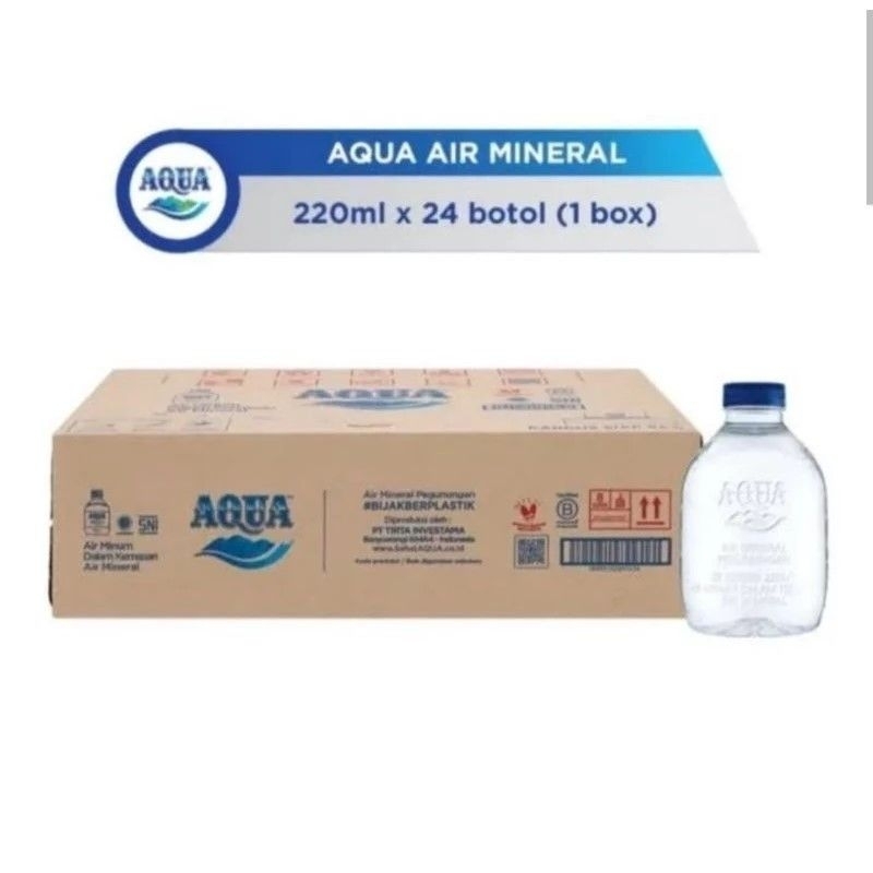 

AQUA CUBE 220ml Botol mini limited editiion Dus / Karton