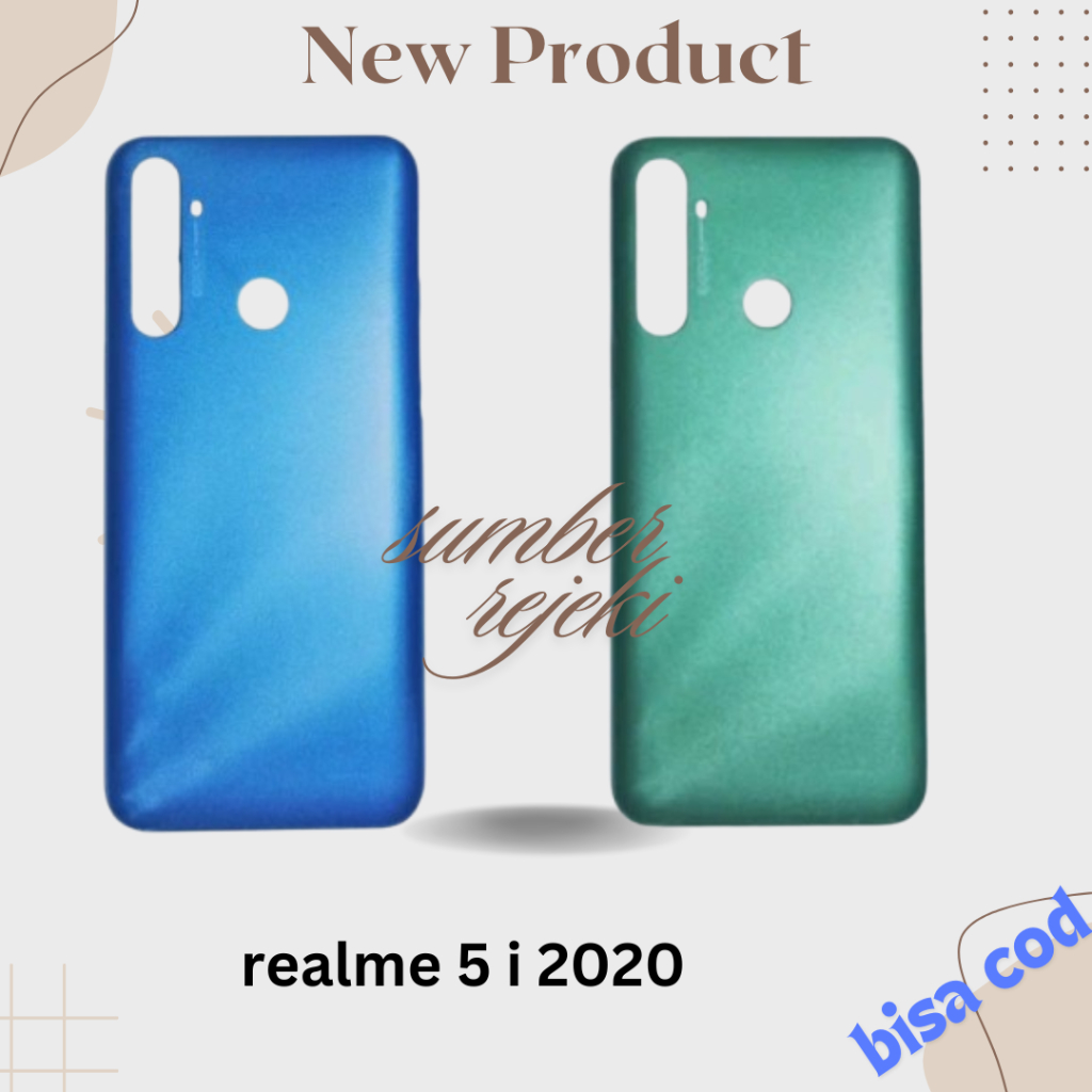 Backdor Tutup Belakang Realme 5i 2020 Casing Belakang