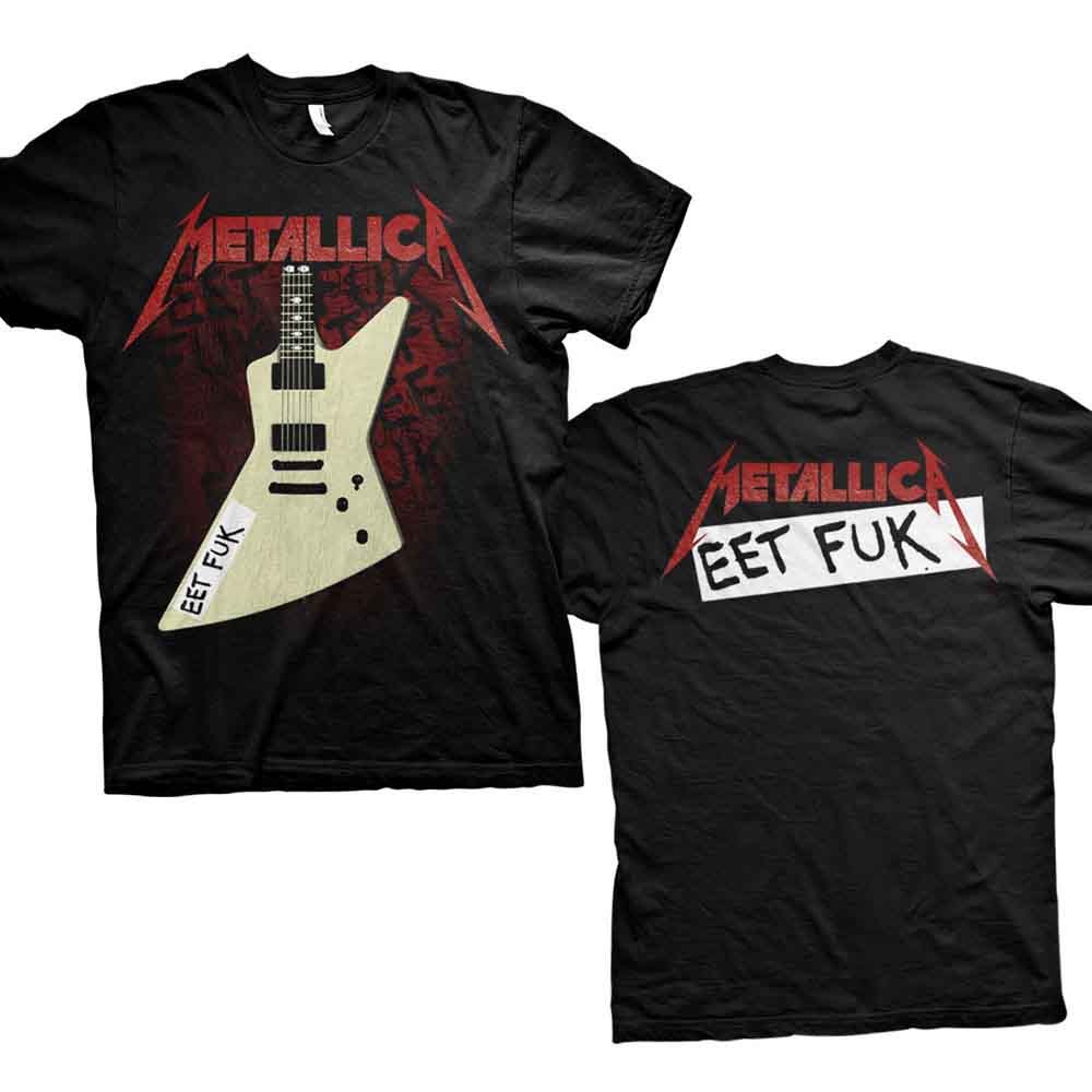 [ORI] Metallica T-Shirt: Eet Fuk (Back Print) Kaos Pria