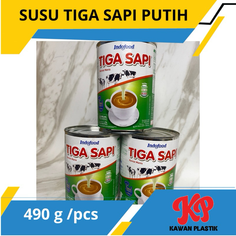 

SUSU TIGA SAPI KENTAL MANIS PUTIH 490g