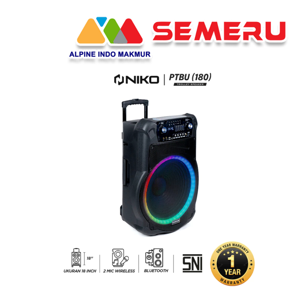 NIKO SPEAKER TROLLEY PTBU-180