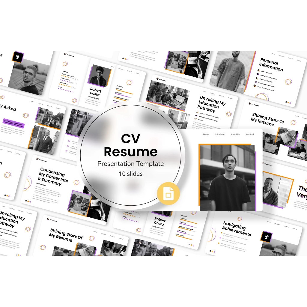 Presentasi Portofolio dan CV | Power Point | Keynote | Business Plan | Google Slides | PPT | PORTOFO