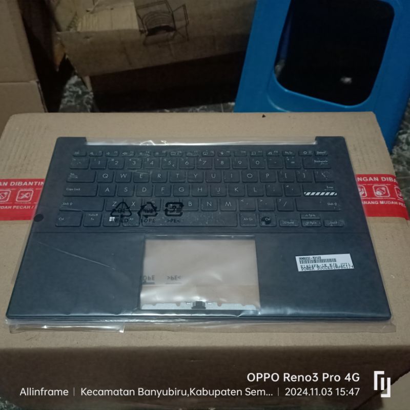 FRAME KEYBOARD LAPTOP Asus Vivobook Go 14 E1404 E1404G E1404F GREY