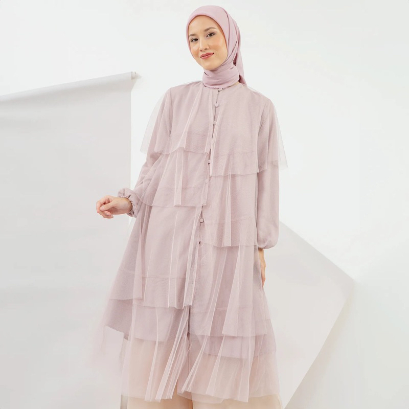 Hawa Dusty Pink Tunic HijabChic Lampung