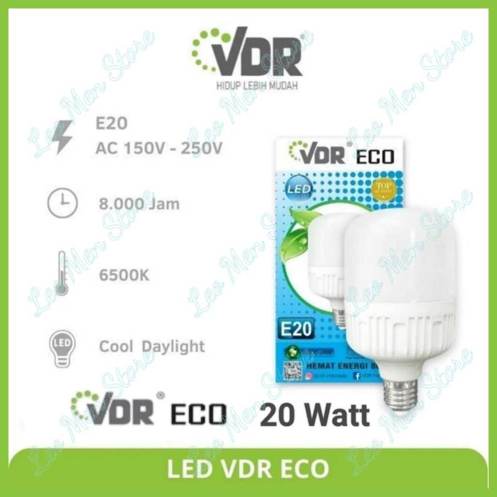 Lampu LED VDR~Lampu LED VDR CAPSUL~VDR ECO~20 Watt~Cahaya PUTIH