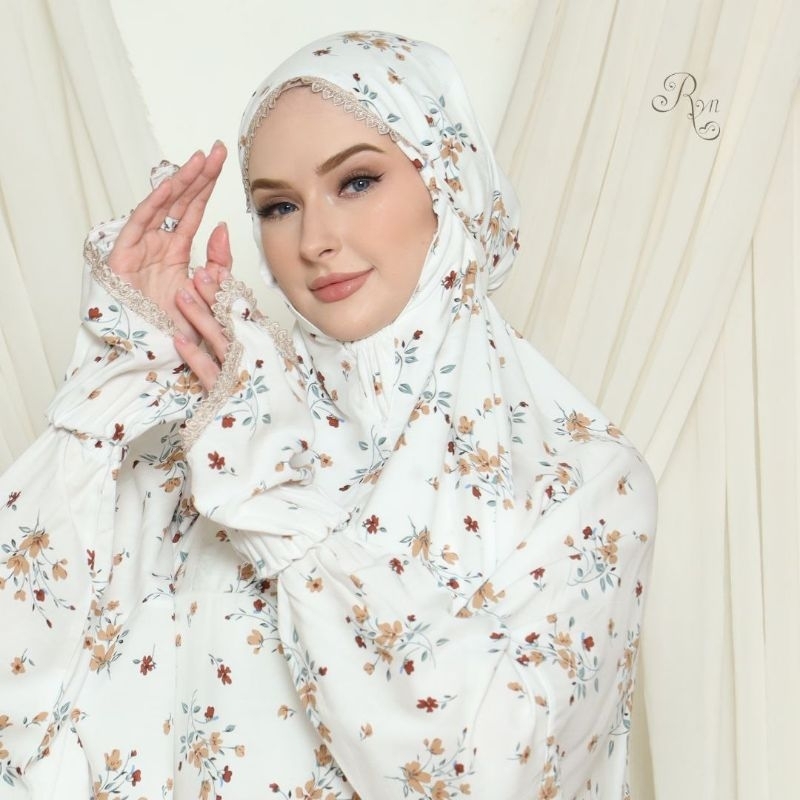 Ryn Rayyan Official | Mukena Rayyan Terusan Siera Series | Mukena Dewasa Travelling Rayon RYN Super 