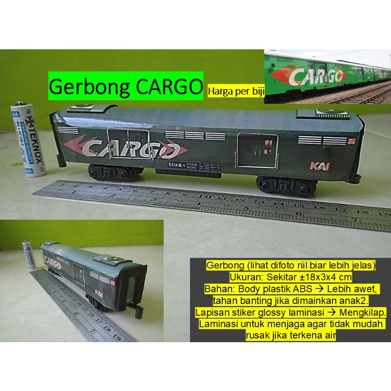Gerbong KAI Kereta api Indonesia KA Cargo Kargo