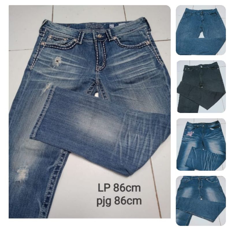 PRELOVED CELANA JEANS  WANITA / PRELOVED CELANA JEANS PANJAG WANITA
