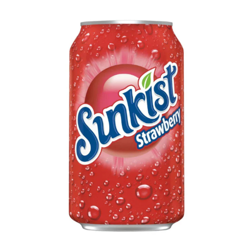 

soda sunkist strawberry 355