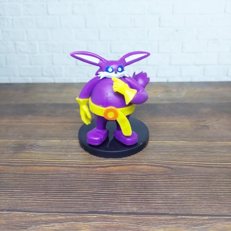 Jakks pacific big the cat Sonic The Hedgehog Mcd Miles Tails 3 Figure preloved karet padat