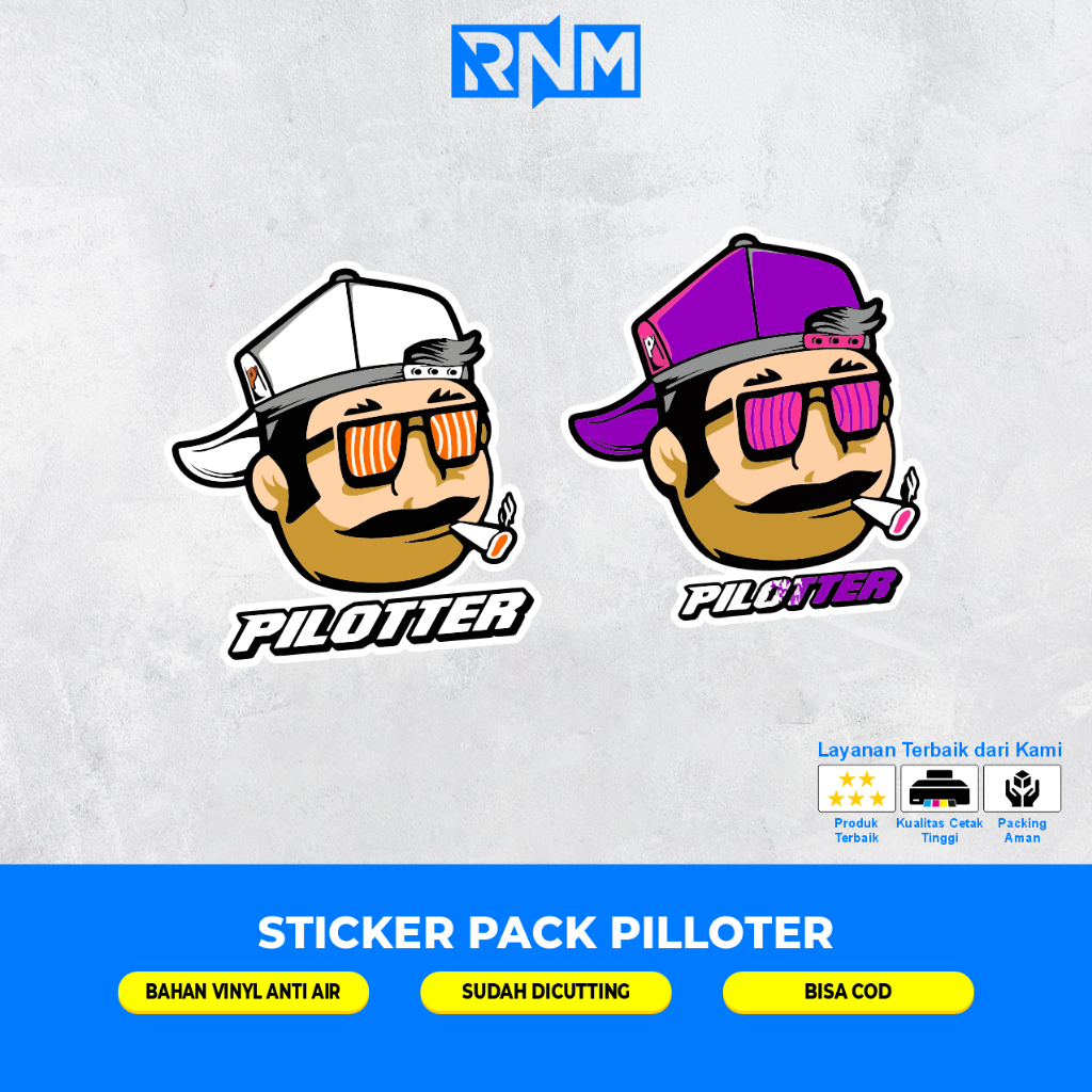 STICKER PACK PILLOTER