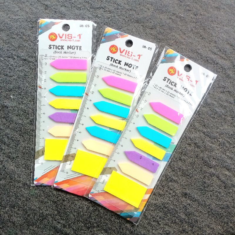 

Penanda Buku Sticky Note VIS-1 IM-05 ( Pcs ) [ Original ]
