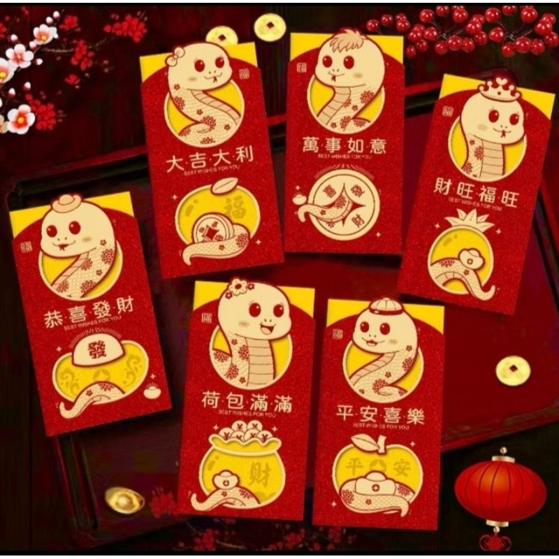 

Q888 - Angpao Imlek 2025 / Angpao ular 2025 / Angpao Hongbao 2025 / Angpao ular Lucu / Angpao Medan / Angpao ular / ular Hongbao / Angpao 2025 ular