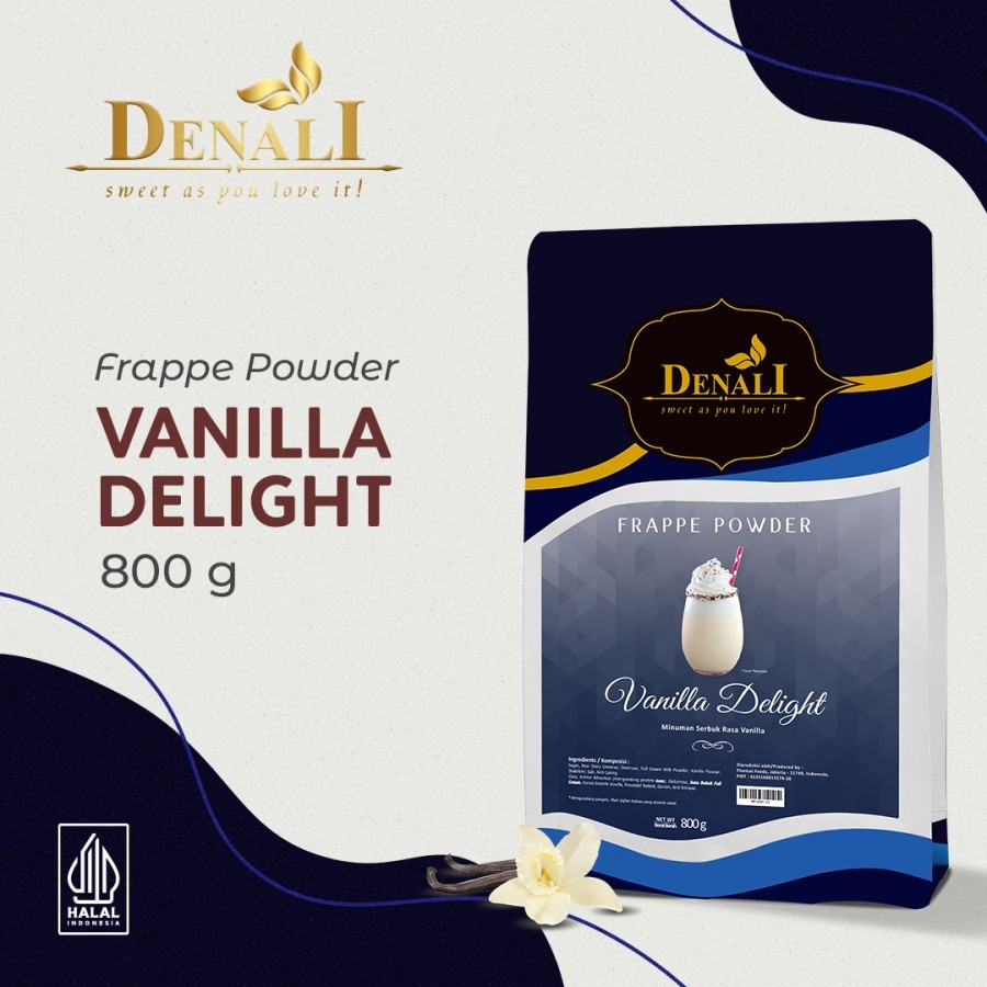 

Denali Powder Vanilla Delight 800 gr | Bubuk Minuman Rasa Vanila 800 g