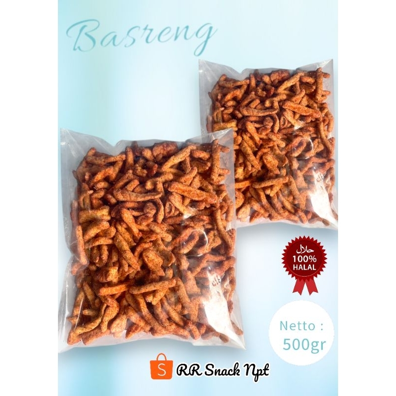 

BASRENG KRIUK PEDAS/ORIGINAL CEMILAN INSTAN 500 gram