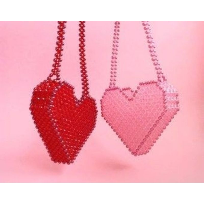Biglove bag beads, tas mote, tas manik, tas mutiara akrilik premium