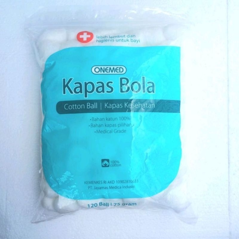 Cotton Ball bayi 65gr isi 100ball / Baby Cotton Ball