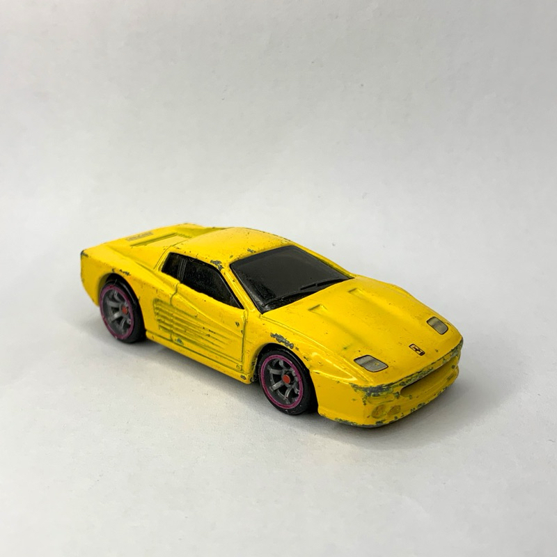 Hot Wheels Ferrari F512 M Racer Kuning Loose