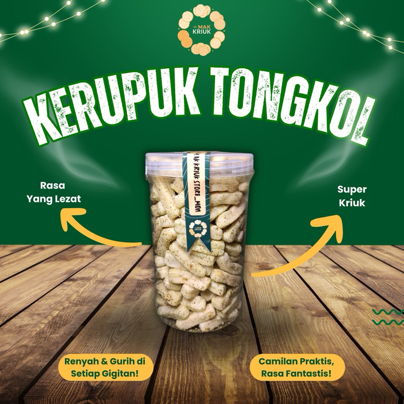 

MAK KRIUK Kerupuk Tongkol | 125 gram | Camilan Bikin Nagih