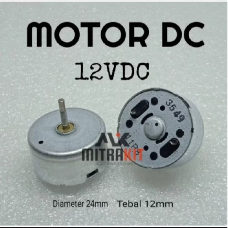 Motor DC 12V dinamo DC 12V Sanyo