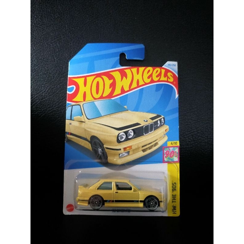Hotwheels 92' BMW M3 Yellow