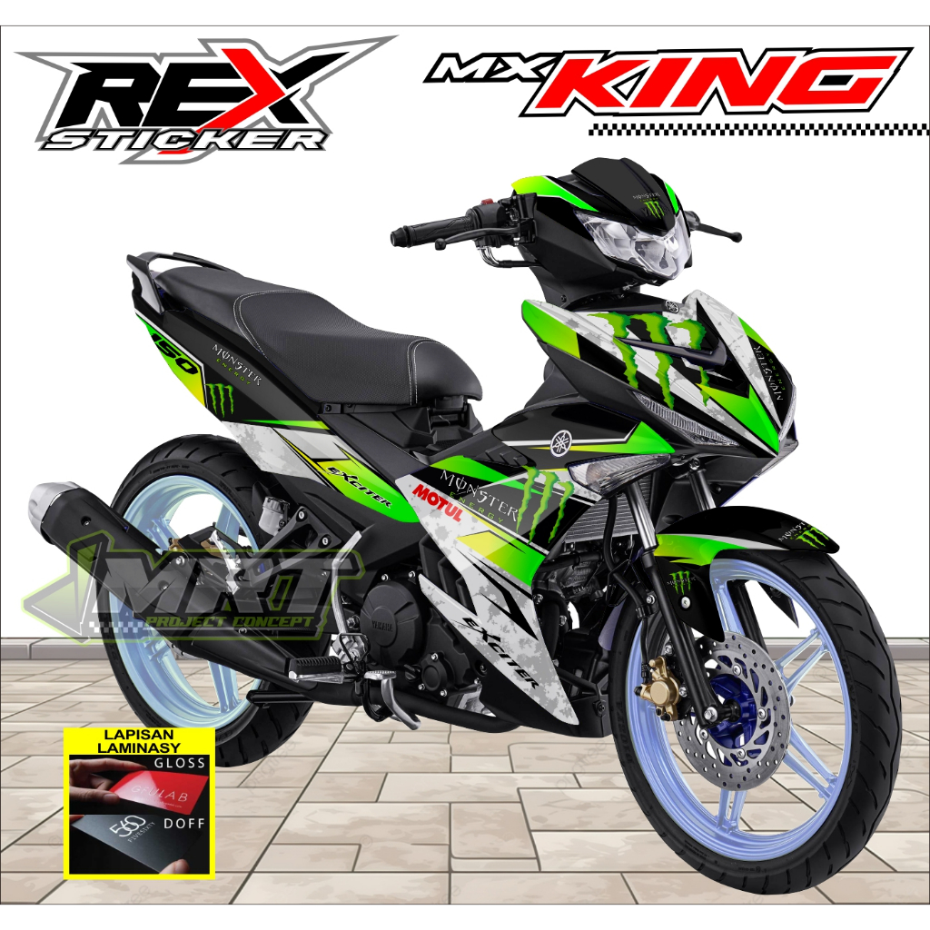 Decal Sticker MX KING 150, Sticker MX KING 150 cc / Decal Sticker MX KING 150, Sticker MX KING 150 c