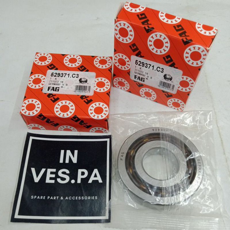 laher bearing FAG C3 untuk kruk as bagian kopling vespa ps px pxe excel exclusive strada spartan
