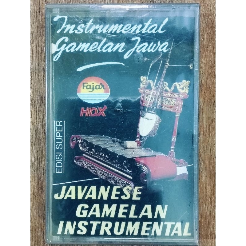 kaset pita instrumen gamelan Jawa