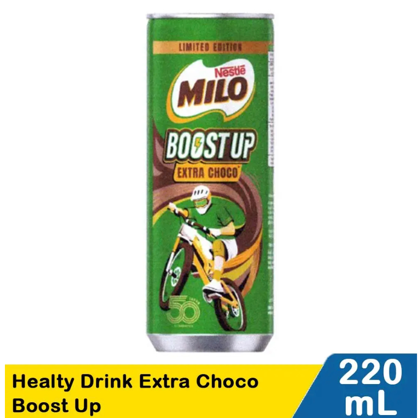 

Milo Healty Drink Extra Choco Boost Up 220 ml