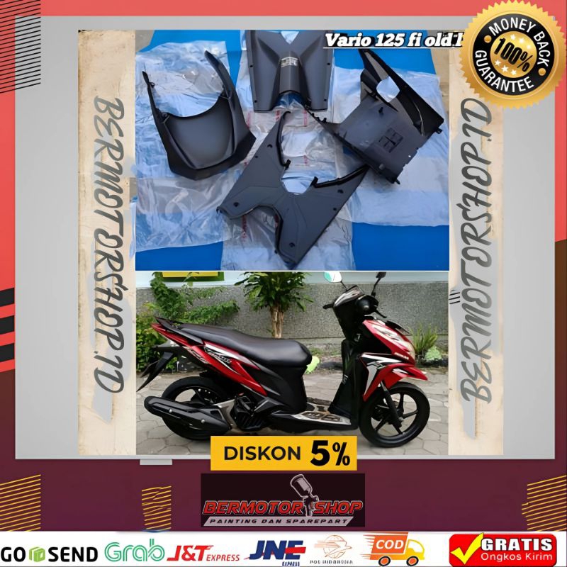 PAKETAN TERMURAH 4PCS BODY KASAR HONDA VARIO KZR/TECHNO 125 OLD