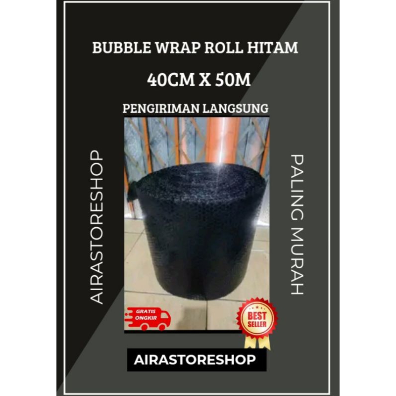 

Bubble Wrap roll hitam 40cm x 50m,paling murah, paling ekonomis,