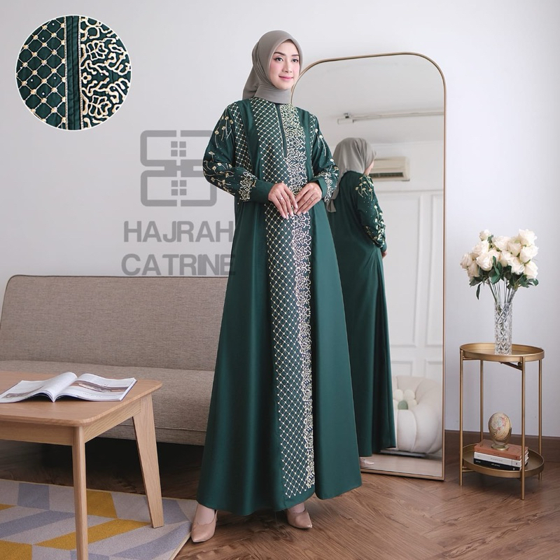 GAMIS BORDIR Hajrah Catrine Ori Guzel Premium
