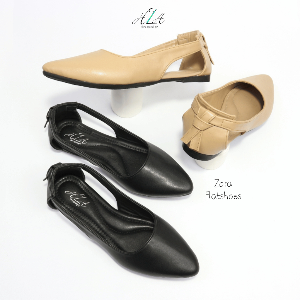 Hyza Zora Flat Shoes Wanita Sepatu Flatshoes Kerja Wanita